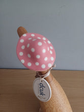Load image into Gallery viewer, DCUK Toadstool Folk Duck GLORIA Pink Spotty Toadstool Hat 18cm New