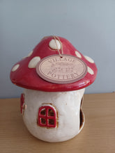 Load image into Gallery viewer, Village Pottery Toadstool House Tea Light Holder Gift Ornament Decoration NEW RANGE