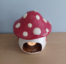 Load image into Gallery viewer, Village Pottery Toadstool House Tea Light Holder Gift Ornament Decoration NEW RANGE