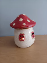 Load image into Gallery viewer, Village Pottery Toadstool House Tea Light Holder Gift Ornament Decoration NEW RANGE