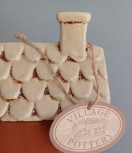 Load image into Gallery viewer, Village Pottery BROWN GARDEN HOUSE Large Ceramic Tea Light Holder Gift