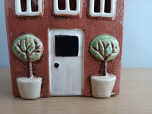Load image into Gallery viewer, Village Pottery BROWN GARDEN HOUSE Large Ceramic Tea Light Holder Gift