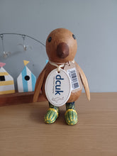 Load image into Gallery viewer, DCUK Wild Welly Penguin Gift Named CHARLIE Green Jellyfish Wellies