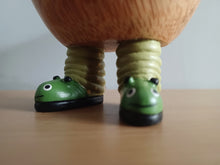 Load image into Gallery viewer, DCUK Wild Welly CATERPILLAR BOOTS Wooden Duck Named TED Collectible Gift Ornament 12cm NEW