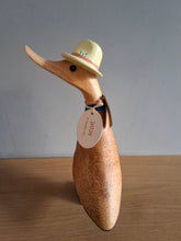 Load image into Gallery viewer, DCUK WOODEN DUCK GENTLEMAN GARDENER DUCKLING Named SCOTT