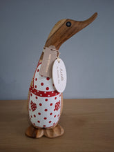 Load image into Gallery viewer, DCUK BAKER DUCKLING Heart Apron Wooden Duck Named GARY