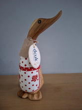 Load image into Gallery viewer, DCUK BAKER DUCKLING Heart Apron Wooden Duck Named GARY