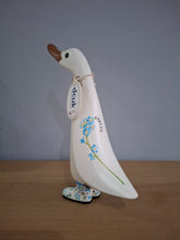 Load image into Gallery viewer, DCUK White Flower Duckling Gift Named DOTTY Forget me Not Floral Boots New