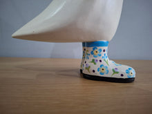 Load image into Gallery viewer, DCUK White Flower Duckling Gift Named DOTTY Forget me Not Floral Boots New