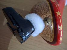 Load image into Gallery viewer, DCUK TRADITIONAL SANTA  DUCKLING Named GARY With Gift Bag Handpainted Wooden Christmas Duck Ornament Gift NEW