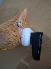 Load image into Gallery viewer, DCUK RUDOLF REINDEER DUCKLING Named YULE Wooden Christmas Duck Ornament Gift