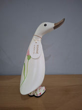 Load image into Gallery viewer, DCUK White Flower Duckling Gift Named JESSICA Carnation Floral Boots New