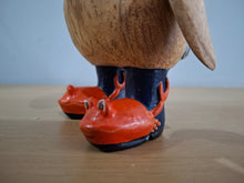 Load image into Gallery viewer, DCUK Wild Welly Penguin Gift Named LIAM Orange Crab Wellies