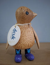 Load image into Gallery viewer, DCUK Wild Welly Penguin Gift Named NICK Purple Whale Wellies