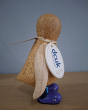 Load image into Gallery viewer, DCUK Wild Welly Penguin Gift Named NICK Purple Whale Wellies