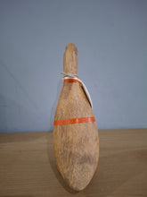 Load image into Gallery viewer, DCUK AUTUMN BAKER DUCK Named ANNE Pumpkin Apron Wooden Duckling Gift
