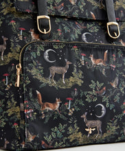 Load image into Gallery viewer, Fable England Backpack A Nights Tale Design Black Woodland  Backpack Bag New
