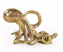 Load image into Gallery viewer, OCTOPUS Wine Bottle Holder Gold Effect