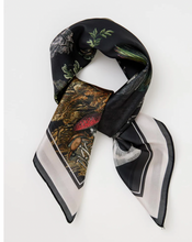 Load image into Gallery viewer, SCARVES Fable England Night's Tale Narrative Square Scarf