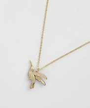 Load image into Gallery viewer, NECKLACE Fable England Enamel HUMMINGBIRD Pendant Necklace Jewellery