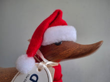 Load image into Gallery viewer, DCUK DUCKY Rudolph Boots Christmas Wooden Duck Named SANTA