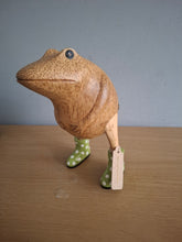 Load image into Gallery viewer, DCUK Jolly Frog Green Spotty Boots