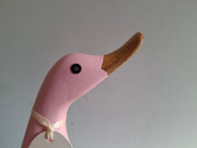 Load image into Gallery viewer, DCUK Pink Wooden Duckling Duck Named AVA New