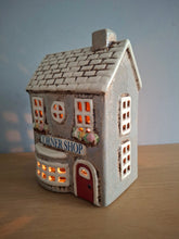 Load image into Gallery viewer, Village Pottery Grey CORNER SHOP Ceramic Gift