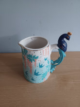 Load image into Gallery viewer, House of Disaster LUXE PEACOCK MILK JUG Porcelain Jug With Gift Box