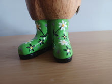 Load image into Gallery viewer, DCUK Green Floral Boots Duckling Named IVY New