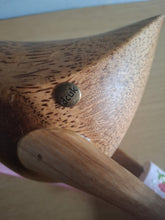 Load image into Gallery viewer, DCUK Wooden Duck Named Ella Pink Floral Boots 35cm Free Gift Box