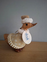 Load image into Gallery viewer, DCUK DUCK GILDED CARAMEL DUCKY NAMED HOPE New Christmas 2025
