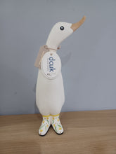 Load image into Gallery viewer, DCUK White Flower Duckling Gift Named SOPHIA Daffodil Floral Boots and Body New