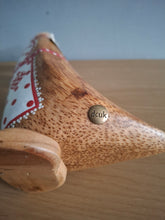 Load image into Gallery viewer, DCUK BAKER DUCKLING Red Heart Apron Wooden Duck Named HOLLY Hand Painted Gift 18cm