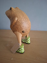 Load image into Gallery viewer, DCUK Jolly Frog Green Spotty Boots