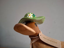 Load image into Gallery viewer, DCUK Green Floral Hat and Boots Ducky Duck Named GLORIA 12cm New