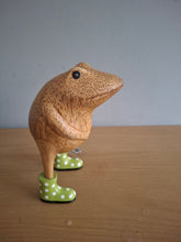 Load image into Gallery viewer, DCUK Jolly Frog Green Spotty Boots
