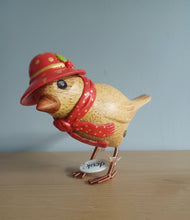 Load image into Gallery viewer, DCUK CHRISTMAS Wooden Garden Biird Named IVY Duckensian Lady Garden Bird Gift Ornament 12cm Tall
