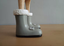 Load image into Gallery viewer, DCUK Alpine Duck Named IVY Grey Boots and Scarf Gift 30cm Tall