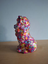Load image into Gallery viewer, Pomme Pidou MONEY BOX Leo Lion Floral Berry Decoupage Ceramic Gift NEW 19cm