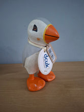 Load image into Gallery viewer, DCUK Puffings Baby Wooden Puffin Bird Named PETER Coastal Ornament