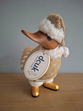 Load image into Gallery viewer, DCUK DUCKY GILDED CARAMEL DUCK NAMED PETER New Christmas 2025