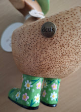 Load image into Gallery viewer, DCUK Green Floral Hat and Boots Ducky Duck Named GLORIA 12cm New