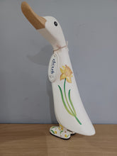 Load image into Gallery viewer, DCUK White Flower Duckling Gift Named SOPHIA Daffodil Floral Boots and Body New