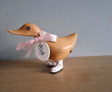 Load image into Gallery viewer, DCUK Duck Strawberry Heart Boots Named Jenny