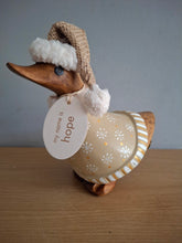 Load image into Gallery viewer, DCUK DUCK GILDED CARAMEL DUCKY NAMED HOPE New Christmas 2025