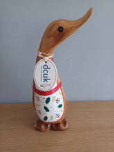 Load image into Gallery viewer, DCUK BAKER DUCKLING Christmas Apron Wooden Duckling Named CONNIE Hand Painted Gift 18cm