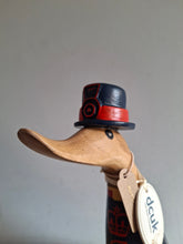 Load image into Gallery viewer, DCUK BEEFEATER DUCK Named HENRY Wooden Duckling in Regal Blue with Gift Bag