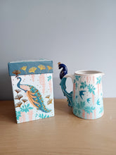 Load image into Gallery viewer, House of Disaster LUXE PEACOCK MILK JUG Porcelain Jug With Gift Box