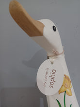 Load image into Gallery viewer, DCUK White Flower Duckling Gift Named SOPHIA Daffodil Floral Boots and Body New